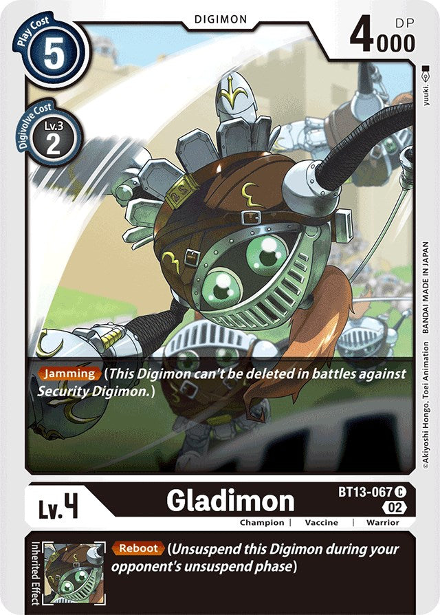 Gladimon [BT13-067] [Versus Royal Knights Booster] | Clutch Gaming