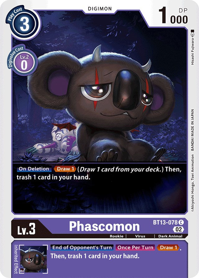 Phascomon [BT13-078] [Versus Royal Knights Booster] | Clutch Gaming