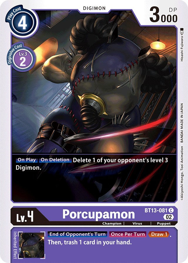 Porcupamon [BT13-081] [Versus Royal Knights Booster] | Clutch Gaming