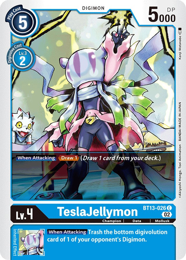 TeslaJellymon [BT13-026] [Versus Royal Knights Booster] | Clutch Gaming