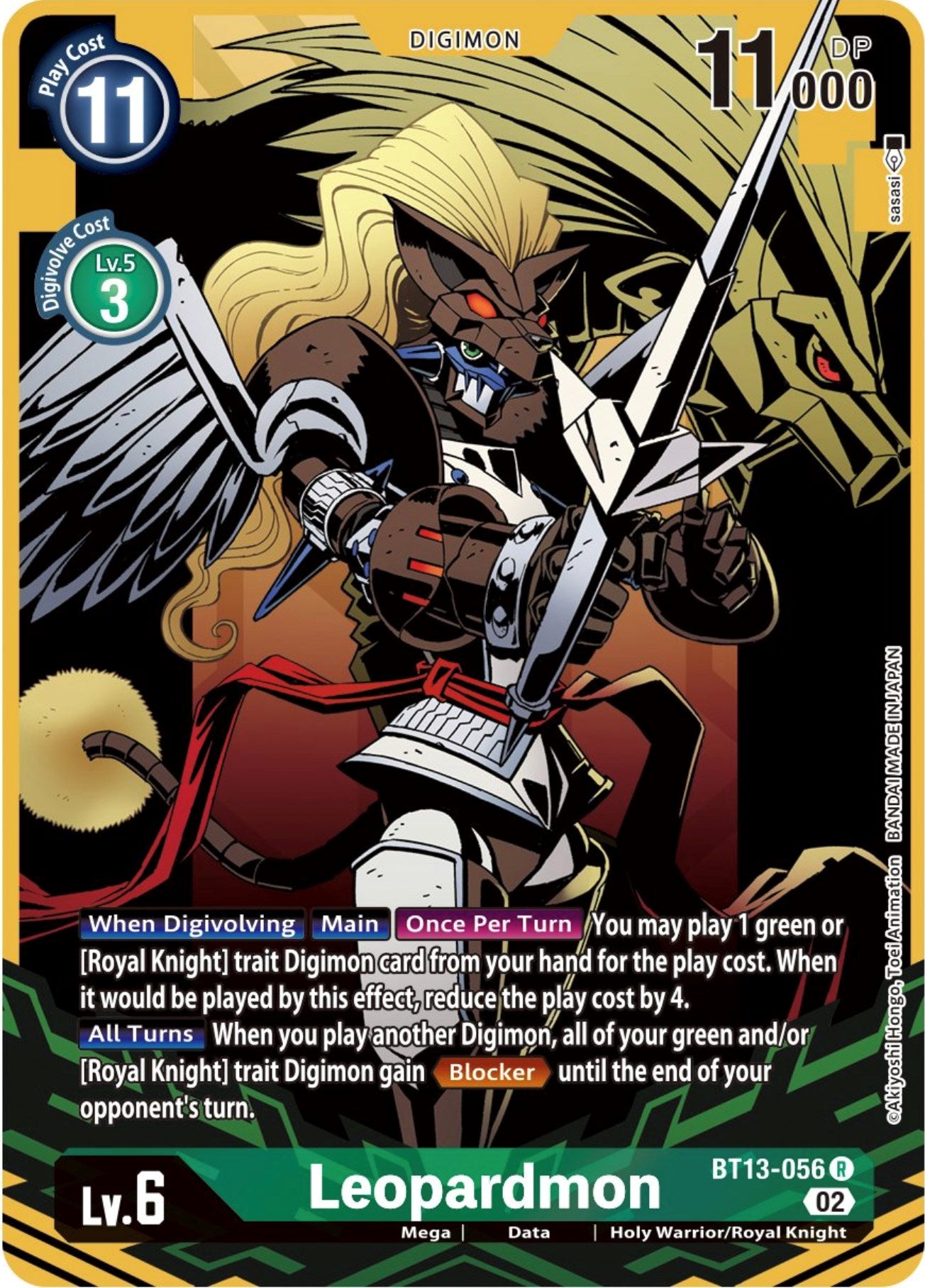 Leopardmon [BT13-056] (Alternate Art) [Versus Royal Knights Booster] | Clutch Gaming