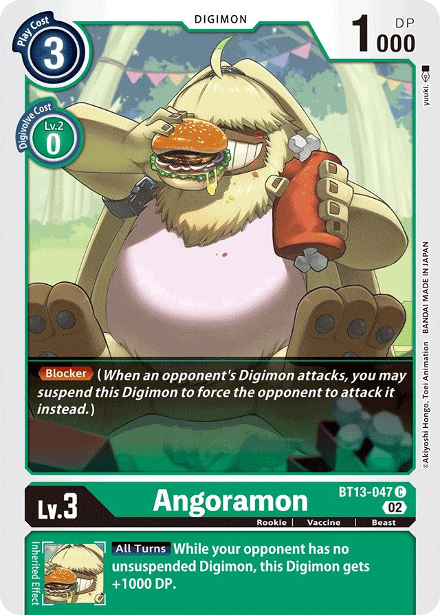 Angoramon [BT13-047] [Versus Royal Knights Booster] | Clutch Gaming