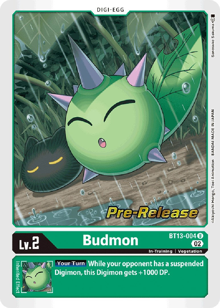 Budmon [BT13-004] [Versus Royal Knights Booster Pre-Release Cards] | Clutch Gaming