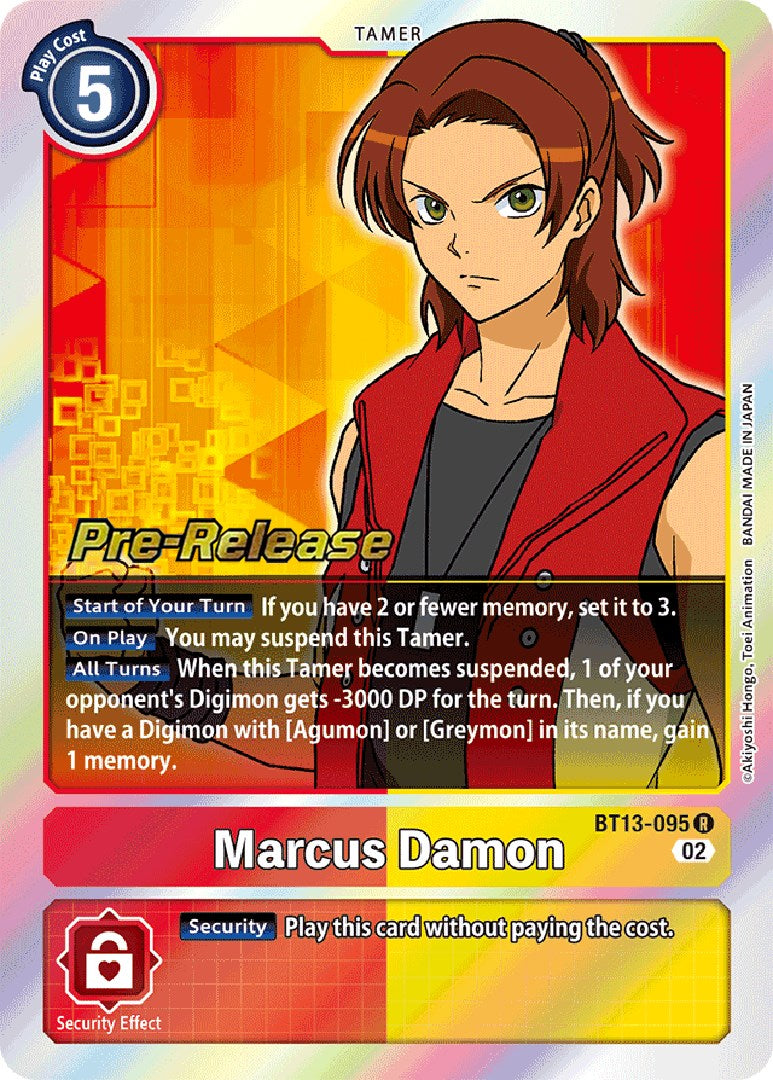 Marcus Damon [BT13-095] [Versus Royal Knights Booster Pre-Release Cards] | Clutch Gaming