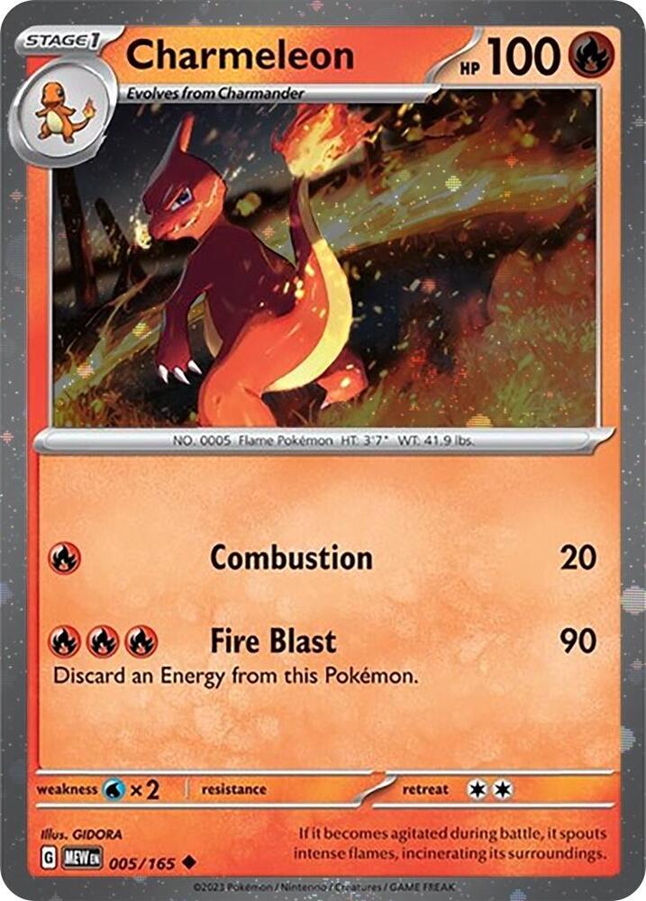 Charmeleon (005) (Cosmos Holo) [Scarlet & Violet: Black Star Promos] | Clutch Gaming