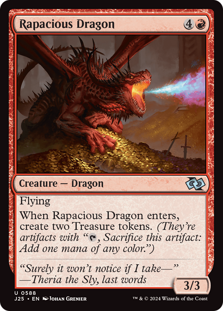 Rapacious Dragon [Foundations Jumpstart] | Clutch Gaming