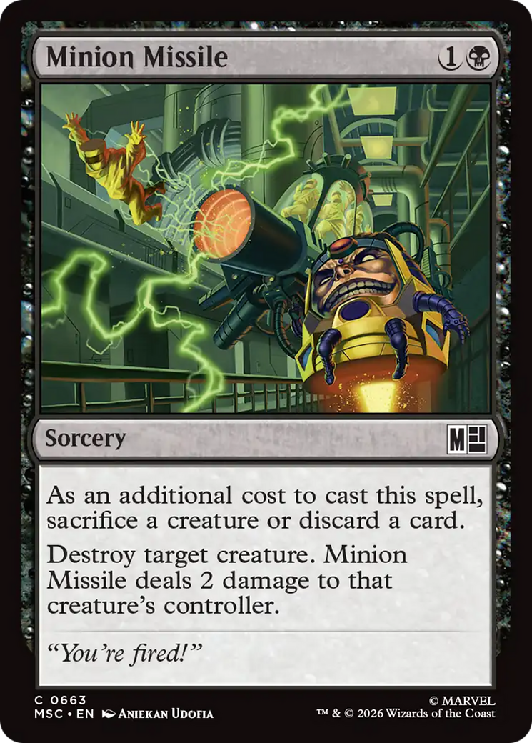 Minion Missile [Marvel Super Heroes Commander] | Clutch Gaming