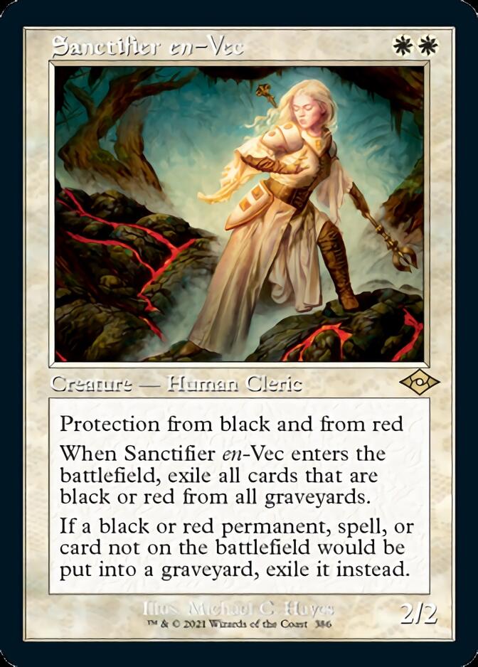 Sanctifier en-Vec (Retro Foil Etched) [Modern Horizons 2] | Clutch Gaming