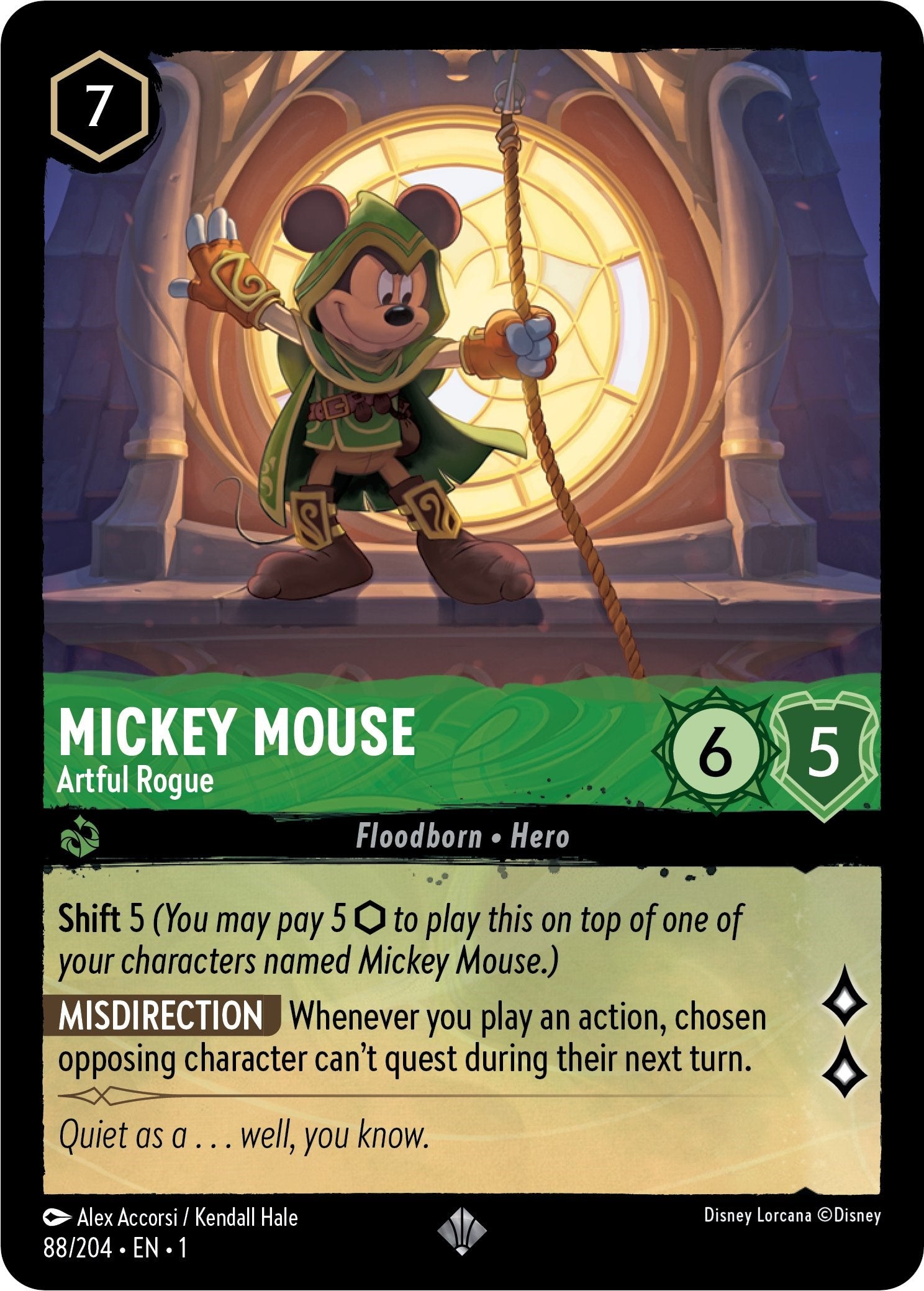 Mickey Mouse - Artful Rogue (88/204) [The First Chapter] | Clutch Gaming