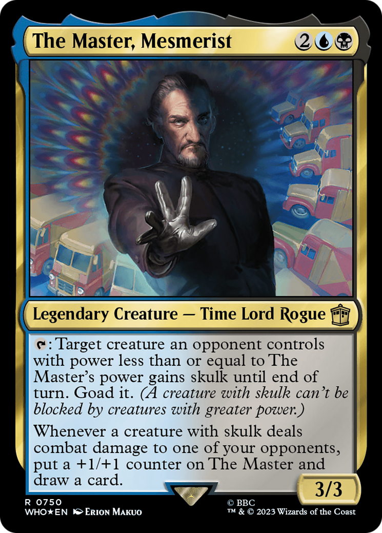 The Master, Mesmerist (Surge Foil) [Doctor Who] | Clutch Gaming