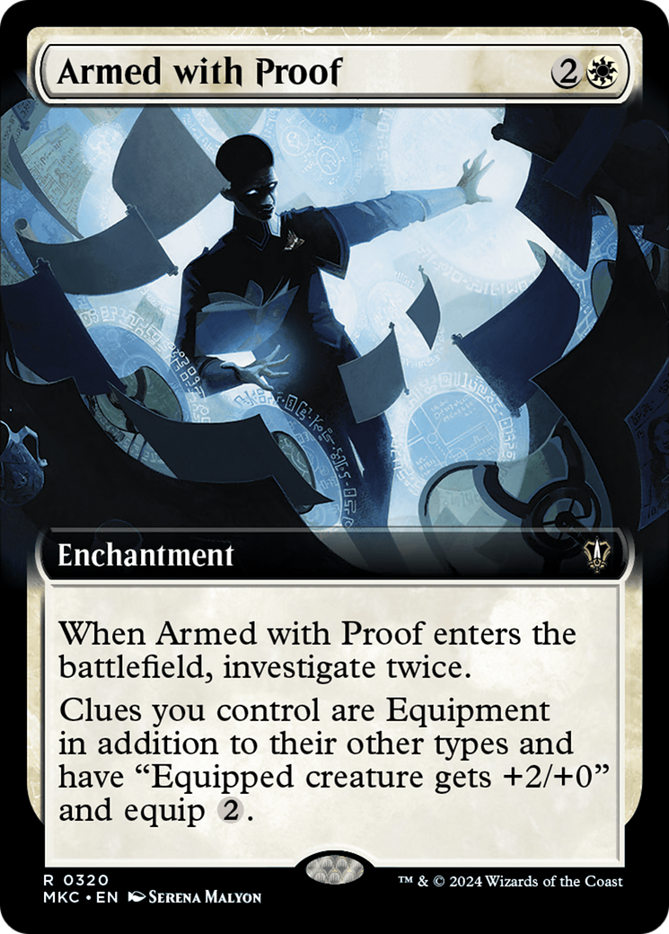 Armed with Proof (Extended Art) [Murders at Karlov Manor Commander] | Clutch Gaming