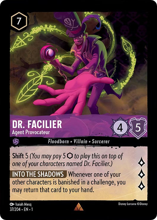 Dr. Facilier - Agent Provocateur (37/204) [The First Chapter] | Clutch Gaming