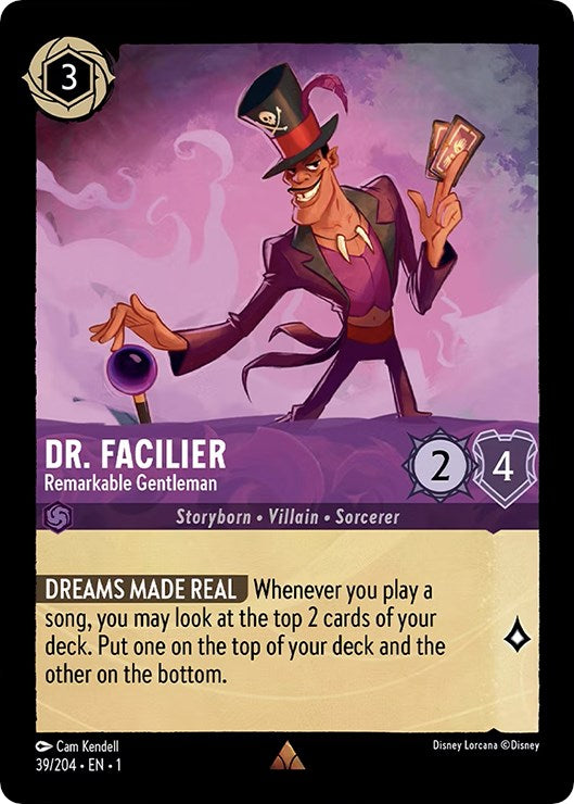 Dr. Facilier - Remarkable Gentleman (39/204) [The First Chapter] | Clutch Gaming