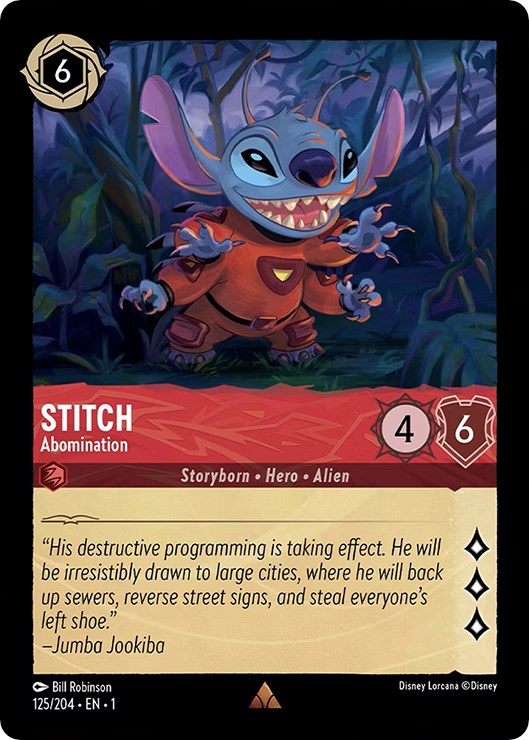 Stitch - Abomination (125/204) [The First Chapter] | Clutch Gaming