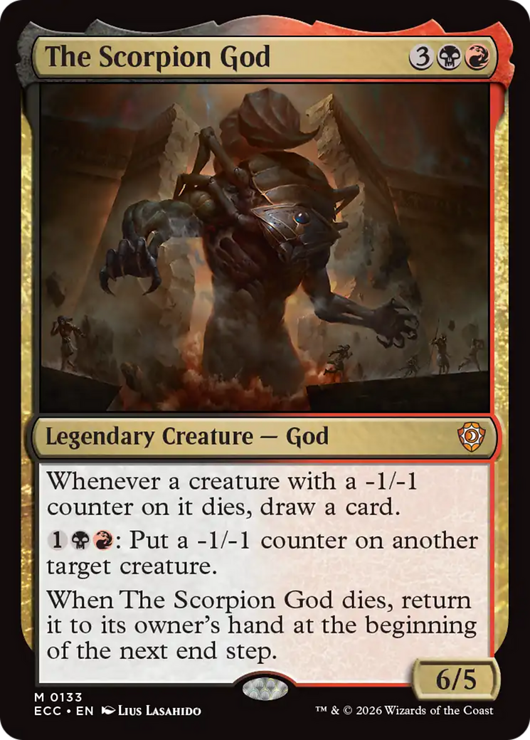 The Scorpion God [Lorwyn Eclipsed Commander] | Clutch Gaming