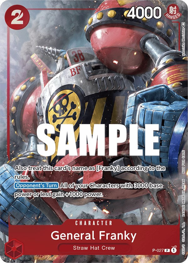 General Franky (Event Pack Vol. 2) [One Piece Promotion Cards] | Clutch Gaming