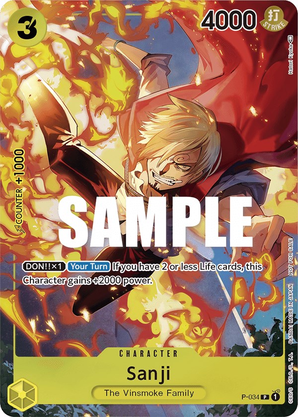 Sanji (Event Pack Vol. 2) [One Piece Promotion Cards] | Clutch Gaming