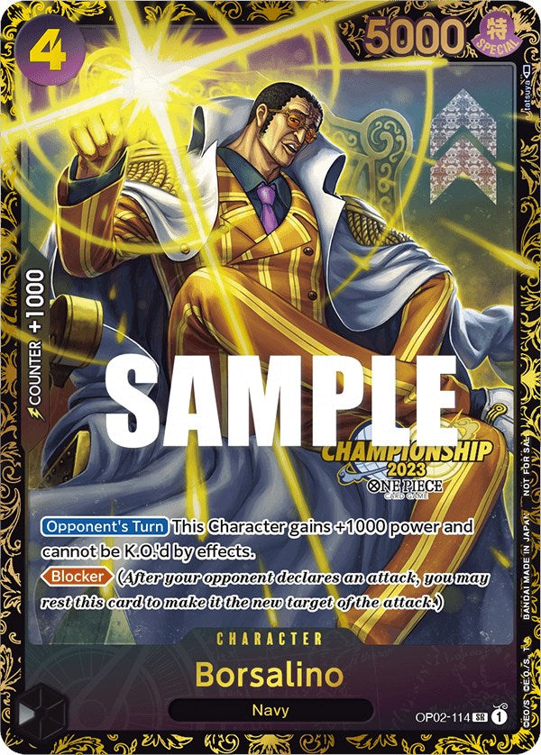 Borsalino (Championship 2023) [One Piece Promotion Cards] | Clutch Gaming