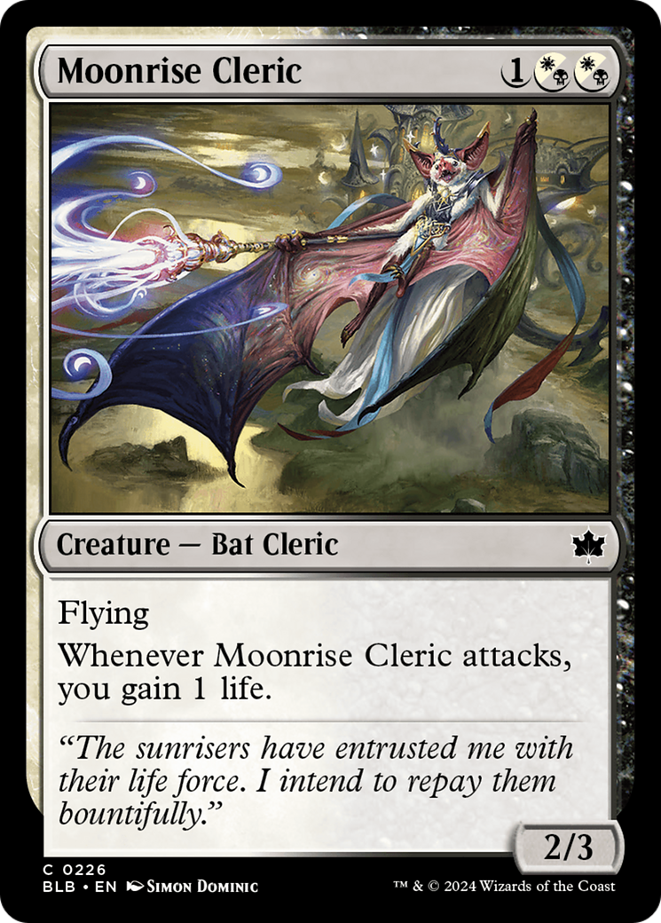 Moonrise Cleric [Bloomburrow] | Clutch Gaming