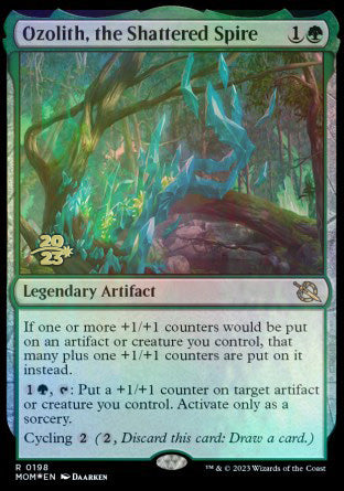 Ozolith, the Shattered Spire [March of the Machine Prerelease Promos] | Clutch Gaming