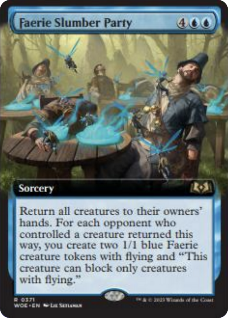 Faerie Slumber Party (Extended Art) [Wilds of Eldraine] | Clutch Gaming