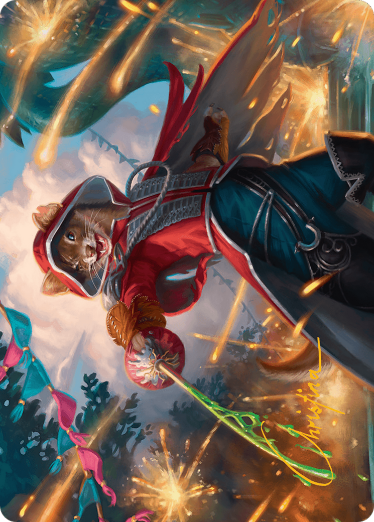The Infamous Cruelclaw Art Card (Gold-Stamped Signature) [Bloomburrow Art Series] | Clutch Gaming