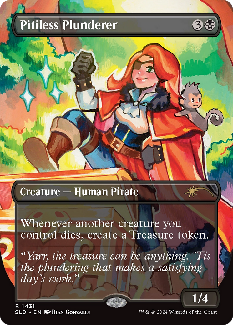Pitiless Plunderer (Rainbow Foil) [Secret Lair Drop Series] | Clutch Gaming