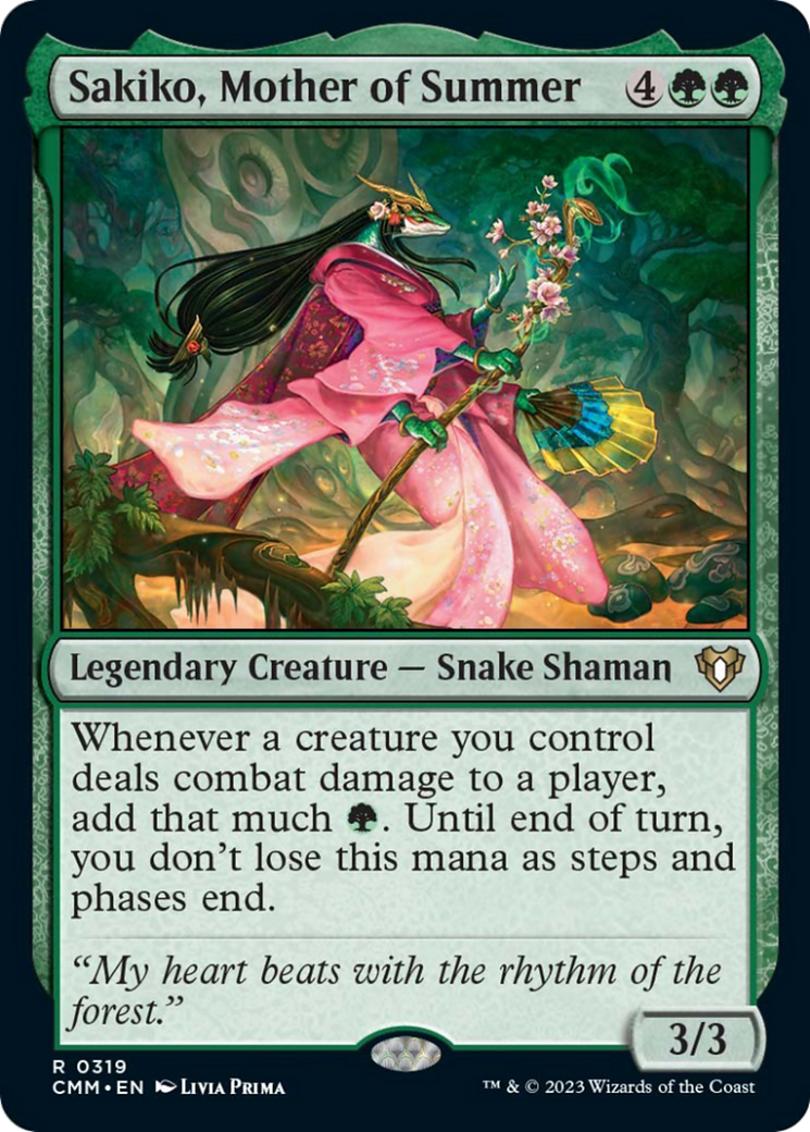 Sakiko, Mother of Summer [Commander Masters] | Clutch Gaming