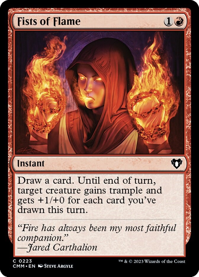 Fists of Flame [Commander Masters] | Clutch Gaming