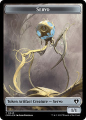 Servo // Construct (0041) Double-Sided Token [Commander Masters Tokens] | Clutch Gaming