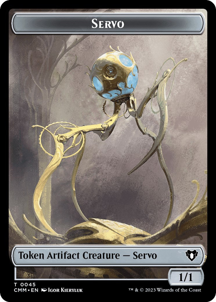 Servo // Ogre Double-Sided Token [Commander Masters Tokens] | Clutch Gaming