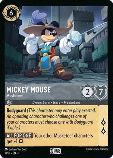 Mickey Mouse - Musketeer (GenCon 2023) (11/P1) [Promo Cards] | Clutch Gaming