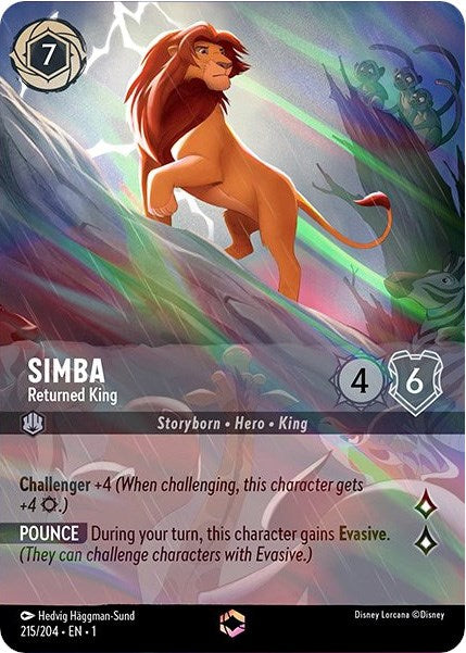 Simba - Returned King (Enchanted) (215/204) [The First Chapter] | Clutch Gaming