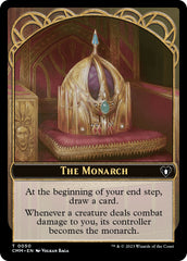 The Monarch // Elf Druid Double-Sided Token [Commander Masters Tokens] | Clutch Gaming