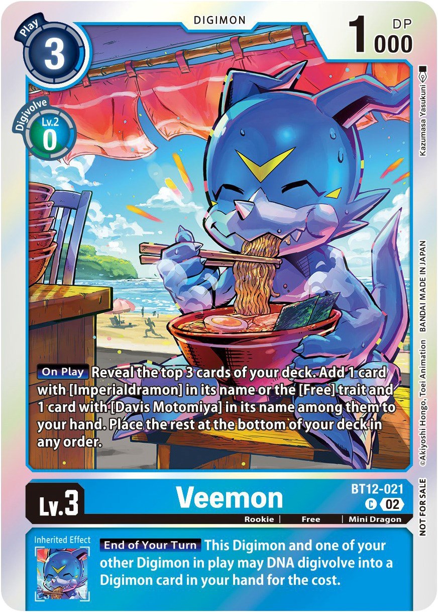 Veemon [BT12-021] (Gen Con 2023) [Promotional Cards] | Clutch Gaming