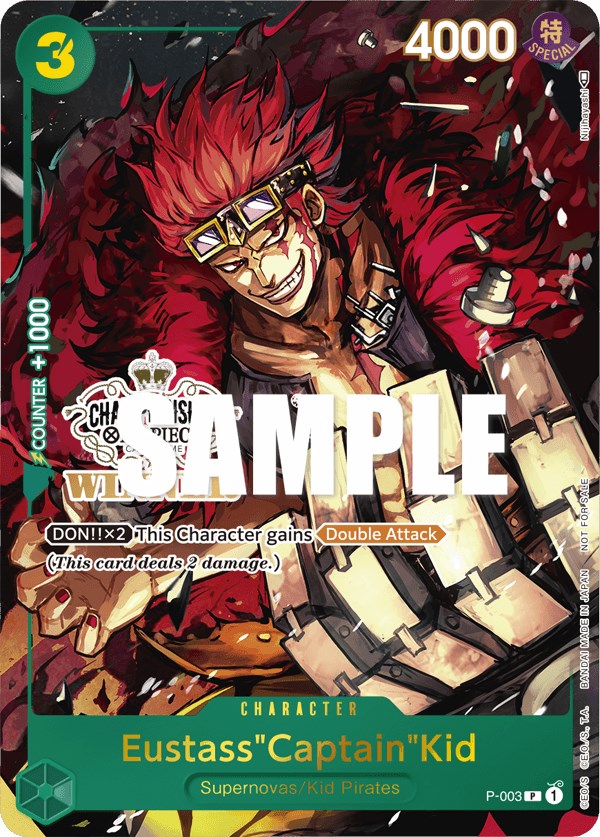 Eustass"Captain"Kid (Store Championship Vol. 2) [Winner] [One Piece Promotion Cards] | Clutch Gaming