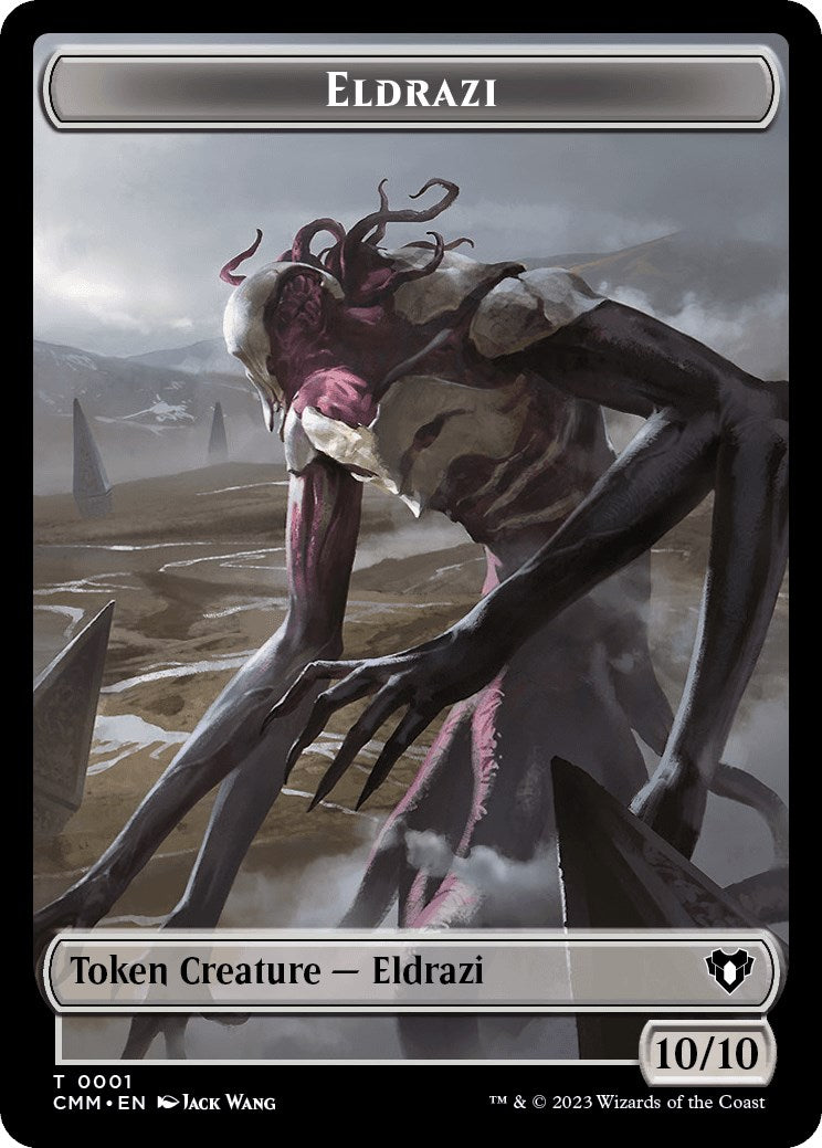 Eldrazi // Cat (0030) Double-Sided Token [Commander Masters Tokens] | Clutch Gaming