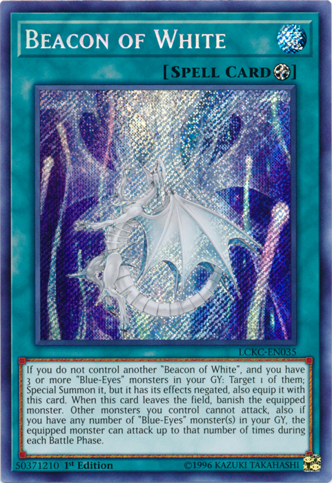 Beacon of White [LCKC-EN035] Secret Rare | Clutch Gaming