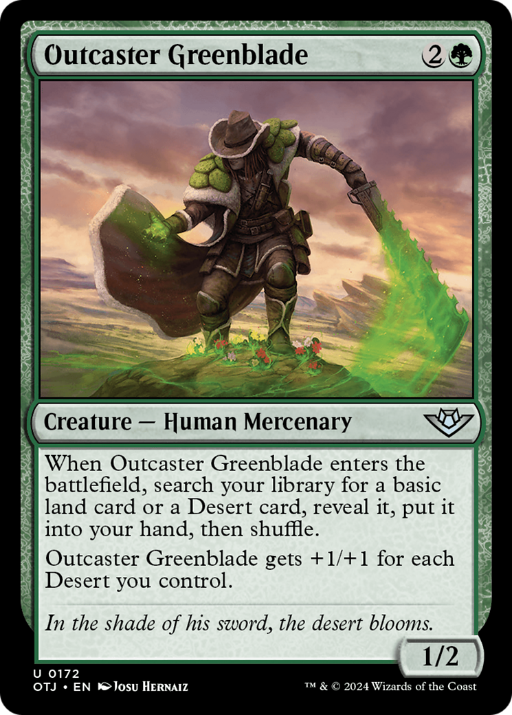 Outcaster Greenblade [Outlaws of Thunder Junction] | Clutch Gaming