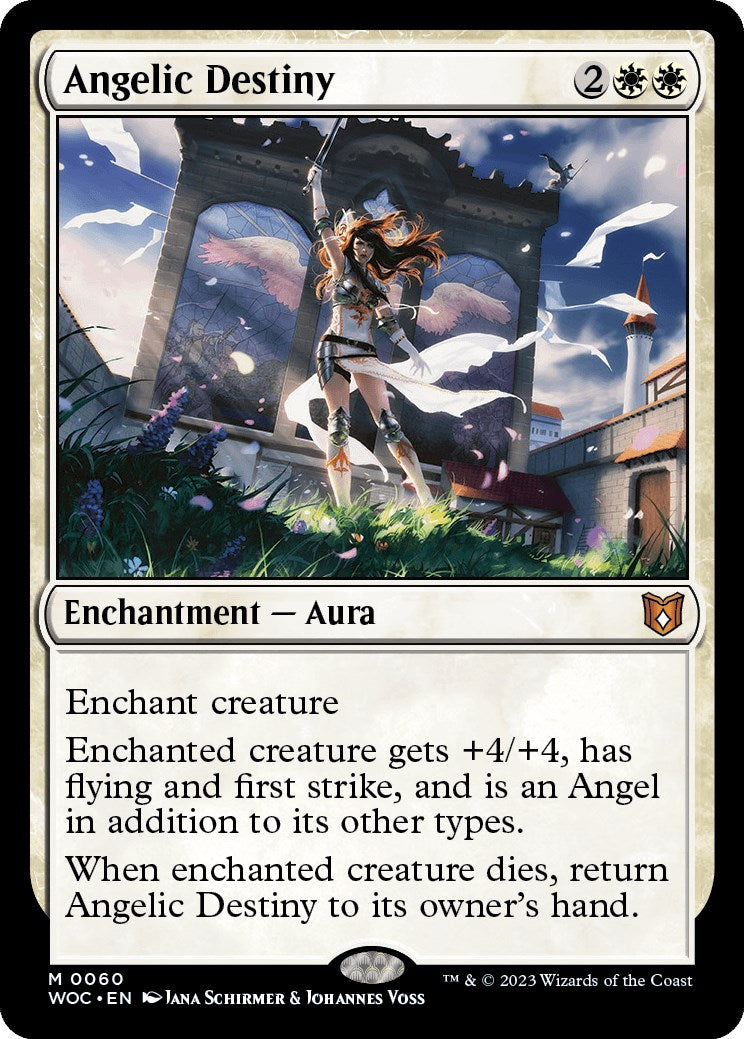 Angelic Destiny [Wilds of Eldraine Commander] | Clutch Gaming