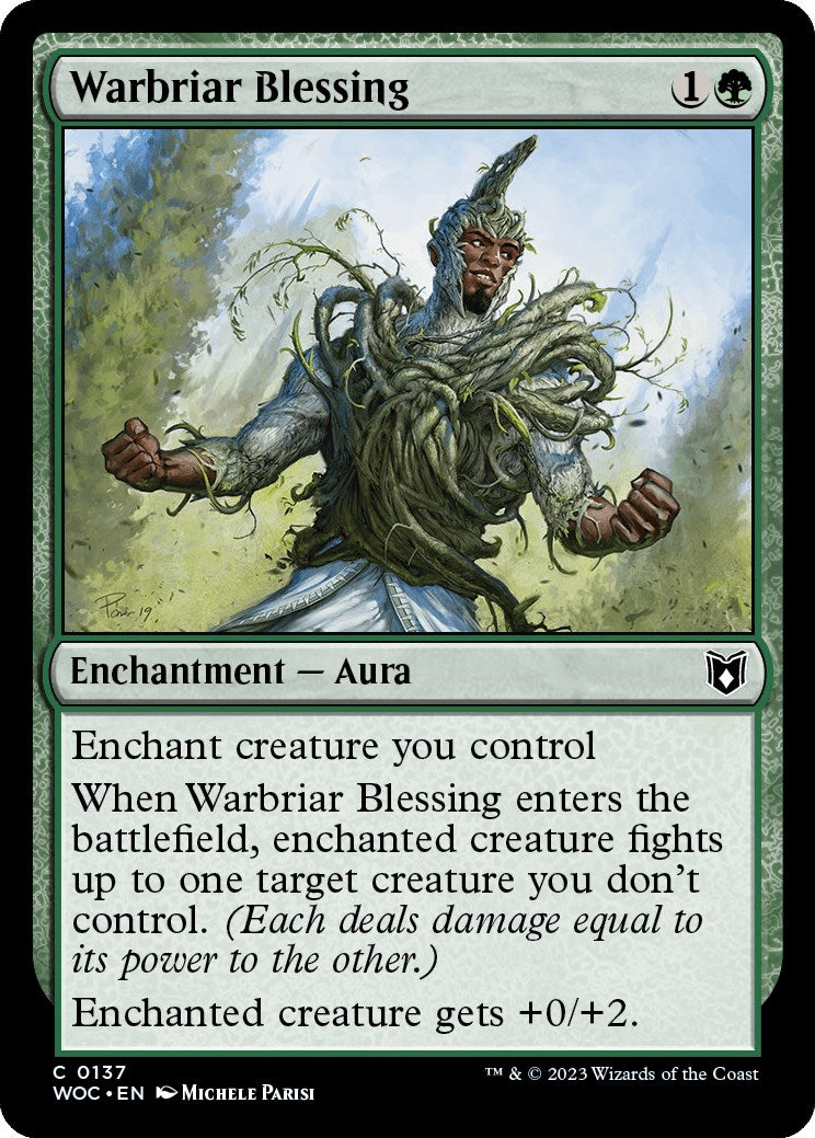 Warbriar Blessing [Wilds of Eldraine Commander] | Clutch Gaming