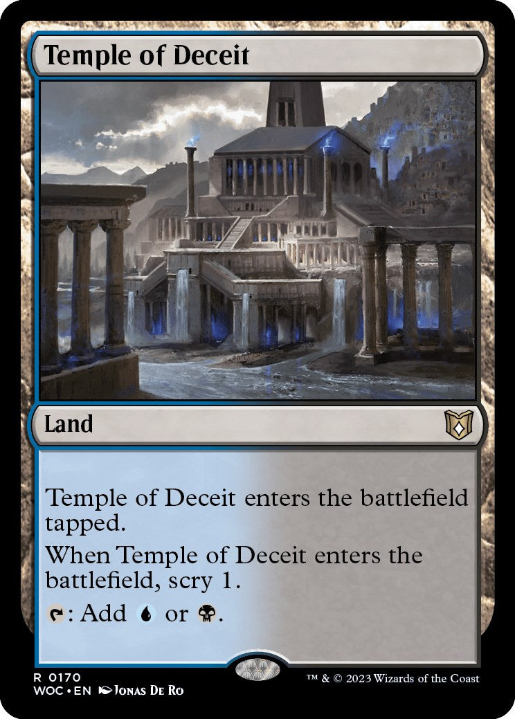 Temple of Deceit [Wilds of Eldraine Commander] | Clutch Gaming