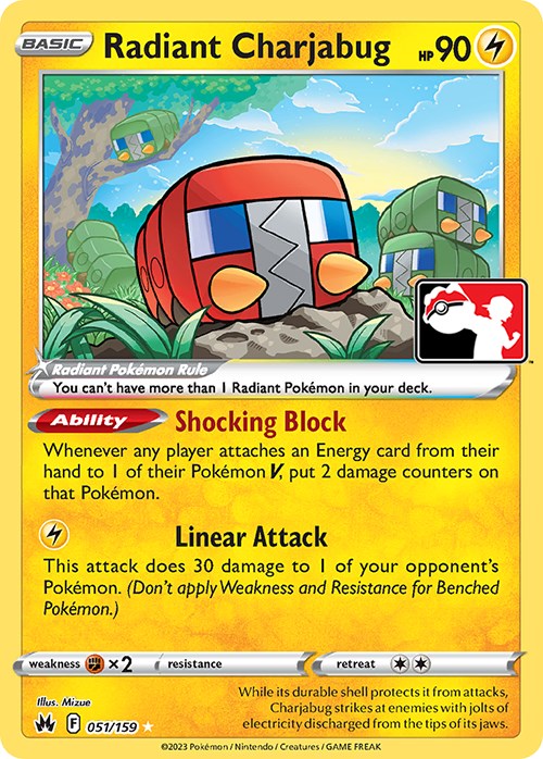 Radiant Charjabug (051/159) [Prize Pack Series Three] | Clutch Gaming