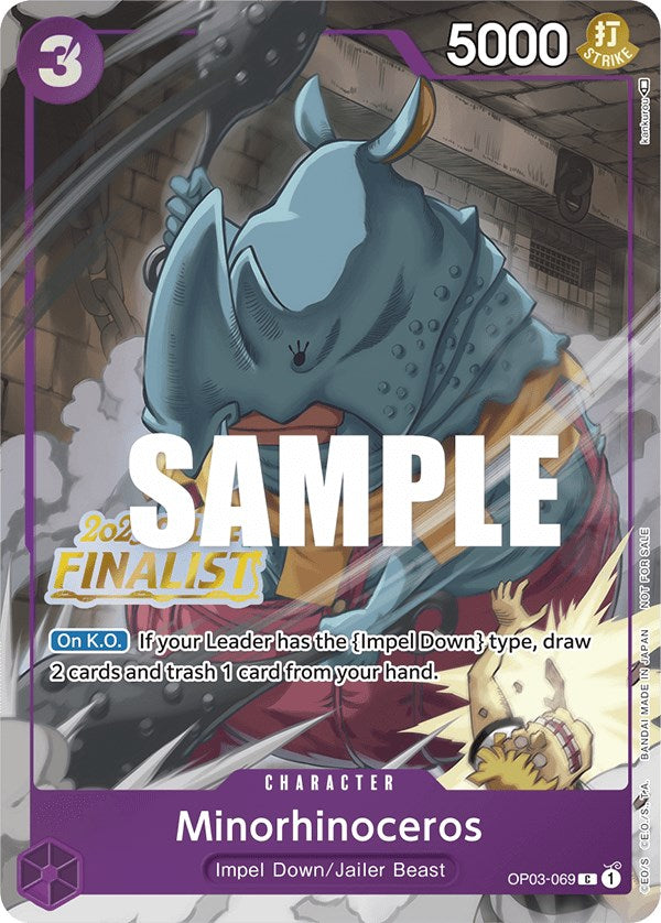 Minorhinoceros (Online Regional 2023) [Finalist] [One Piece Promotion Cards] | Clutch Gaming