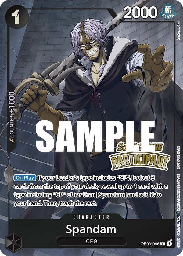 Spandam (Online Regional 2023) [Participant] [One Piece Promotion Cards] | Clutch Gaming