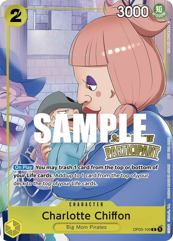 Charlotte Chiffon (Online Regional 2023) [Participant] [One Piece Promotion Cards] | Clutch Gaming