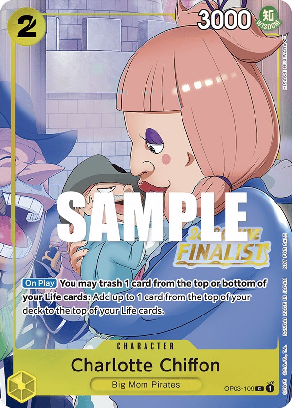 Charlotte Chiffon (Online Regional 2023) [Finalist] [One Piece Promotion Cards] | Clutch Gaming