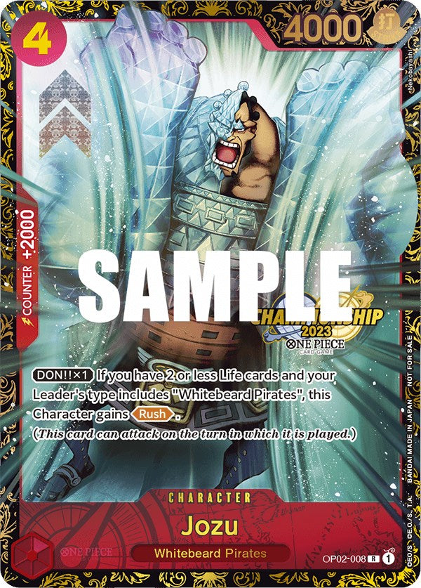 Jozu (Championship 2023) [One Piece Promotion Cards] | Clutch Gaming