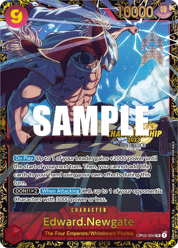 Edward.Newgate (Championship 2023) [One Piece Promotion Cards] | Clutch Gaming