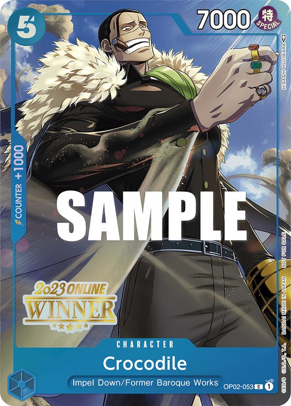 Crocodile (Online Regional 2023) [Winner] [One Piece Promotion Cards] | Clutch Gaming